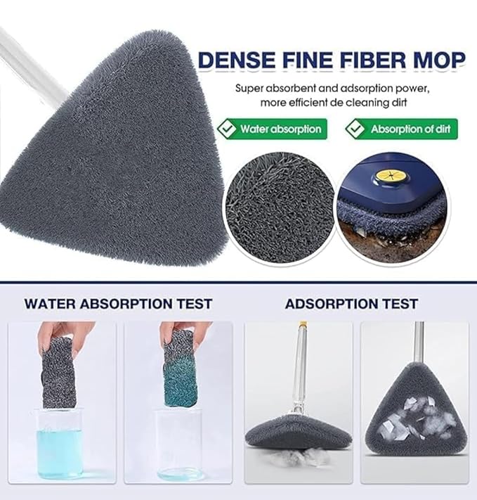 360° Rotatable Adjustable Triangle Cleaning Mop